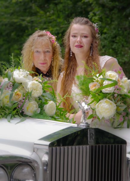 Bild 02 - Forsthaus, Hochzeit Rosenbaum, Hochzeitskutsche, Janine, Ute - [K70_0375]