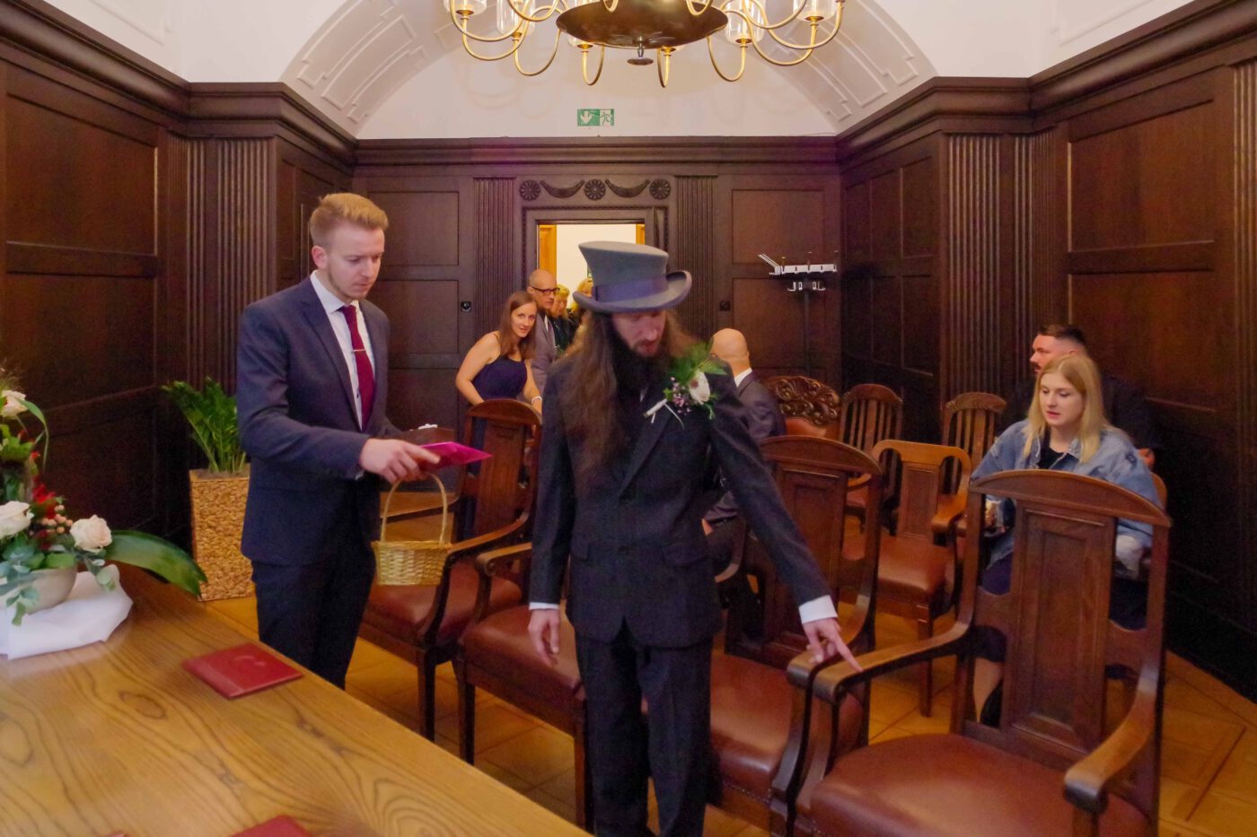 Bild 12 - Jasmin, Justin, Mario, Standesamt, Trausaal - [K70_0128]