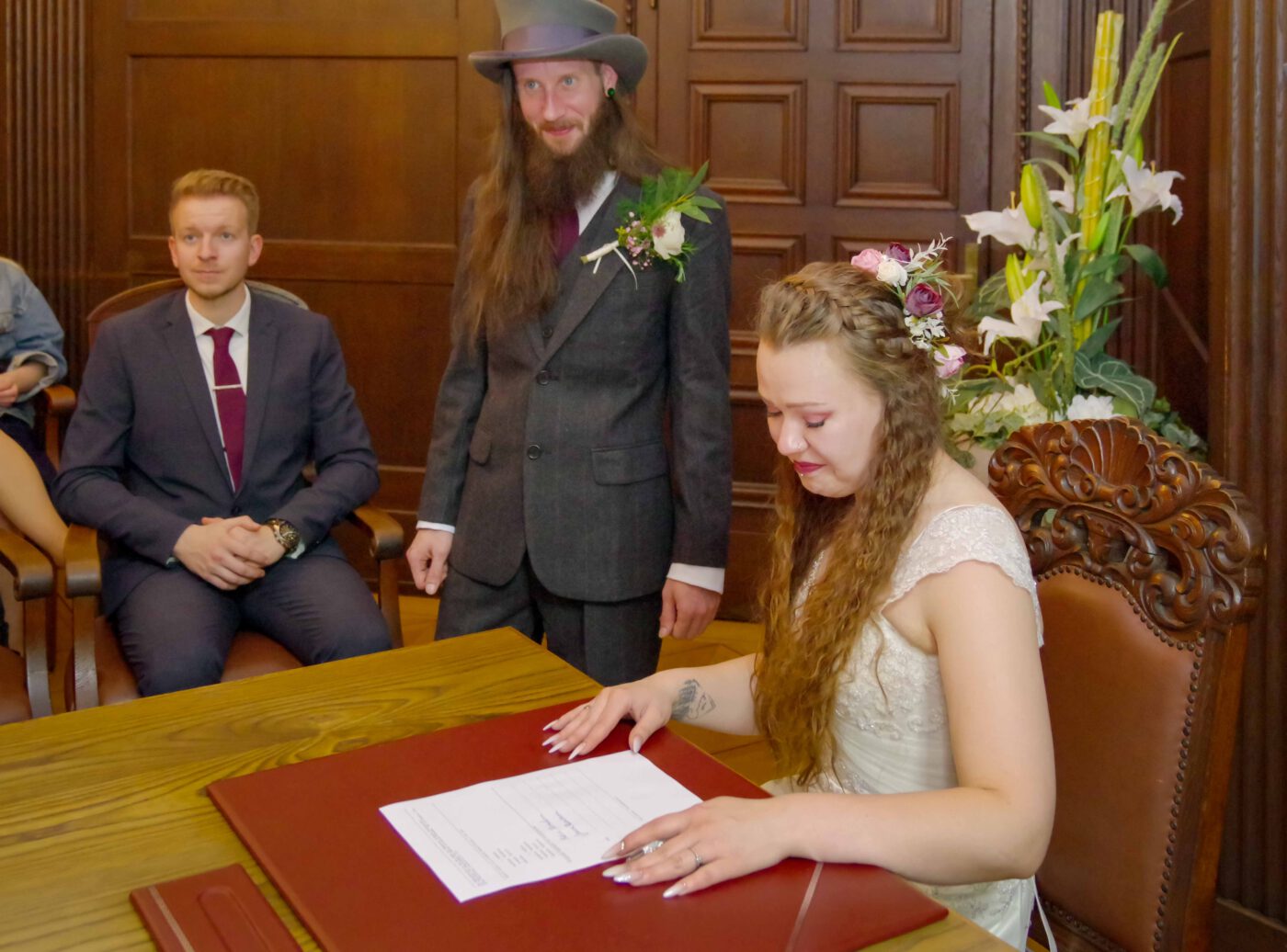 Bild 121 - Janine, Justin, Patrik, Standesamt, Trausaal - [K70_0216]