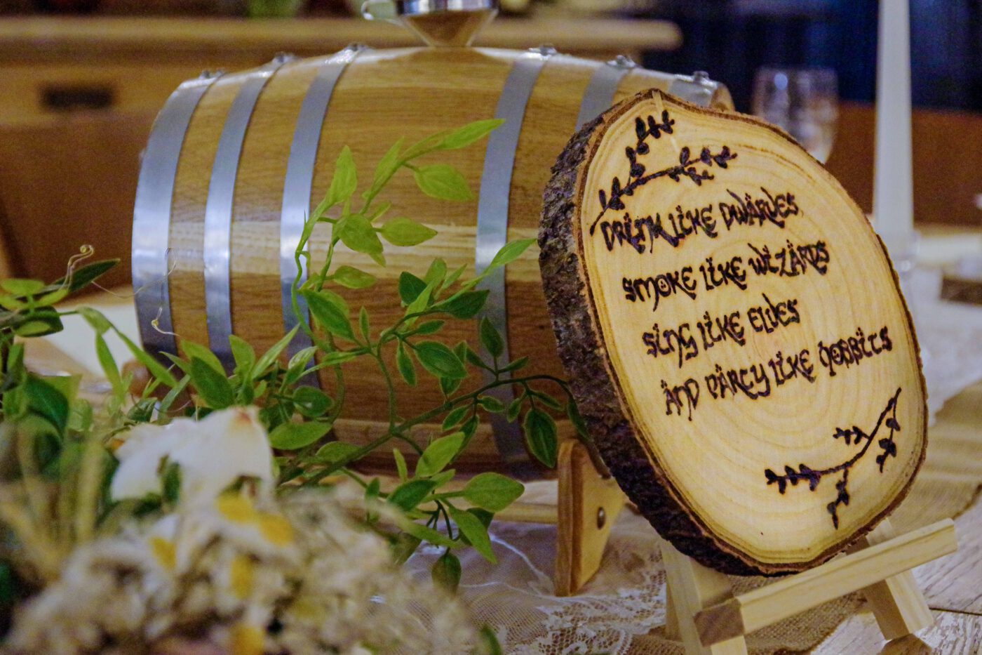 Bild 38 - Forsthaus, Saal- und Tischdeko - [K70_0022]