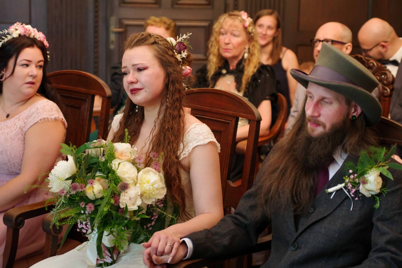 Bild 50 - Janine, Jasmin, Lesley, Patrik, Standesamt, Trausaal, Ute - [K_3_0201]