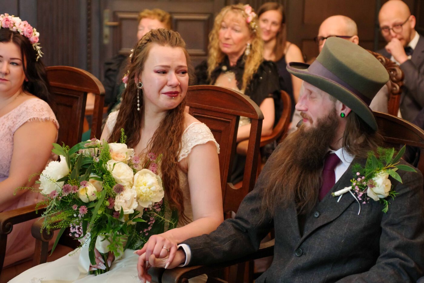 Bild 52 - Janine, Jasmin, Julian, Lesley, Patrik, Standesamt, Trausaal, Ute - [K_3_0203]